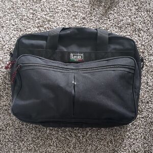 Black Men's Briefcase - Laptop & Travel Organizer
